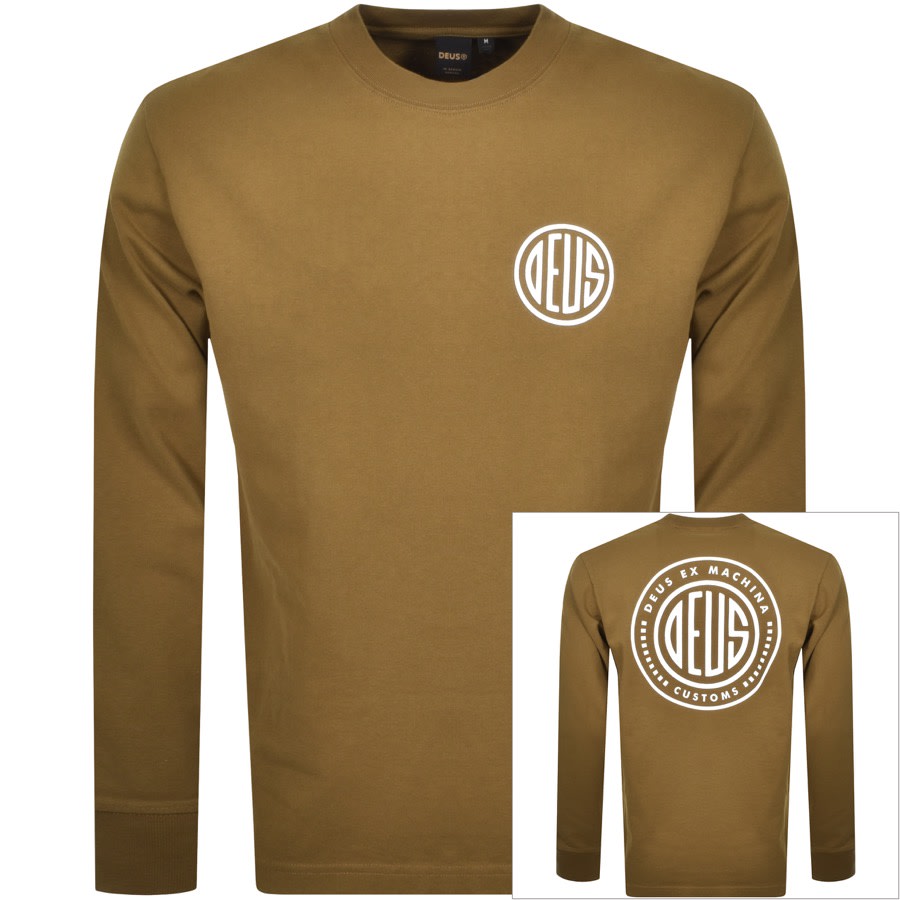 Alternative Image for ProductDeus Ex Machina Long Sleeved Pill T Shirt Green1